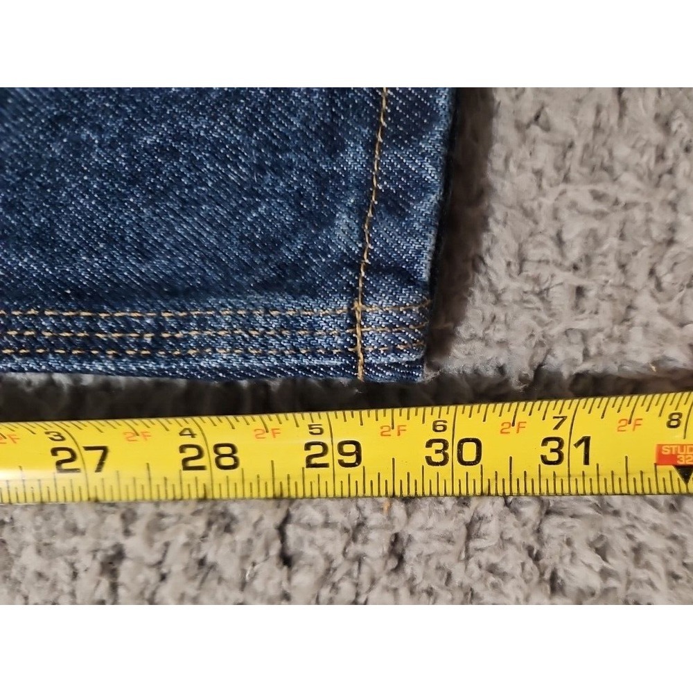 Carhartt Jeans Mens Size‎ 40 x 30 Blue Double Knee Logger Medium Wash Denim Y2K - Picture 4 of 5